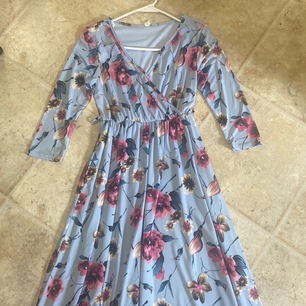 Floral Pinkblush Maternity Dress